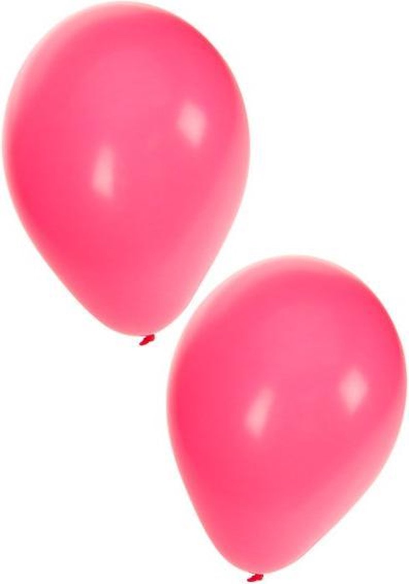 Roze ballonnen 10 stuks | Ballonnen roze voor lucht en helium